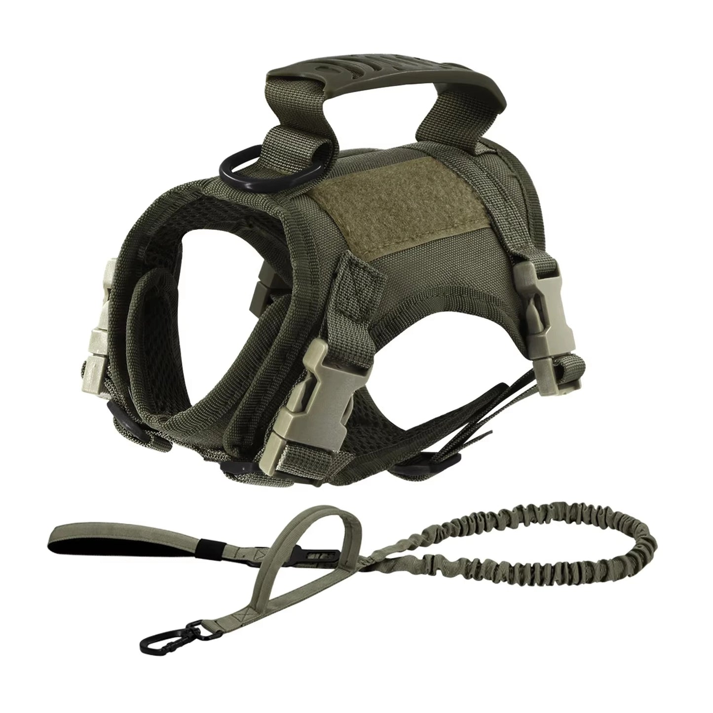 Tactical Puppy Harness And Leash Set For Small Dogs
