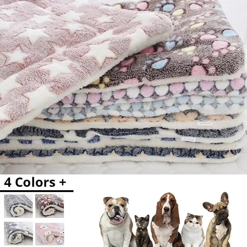 Premium Coral Fleece Pet Sleeping Mat For Dogs And Cats
