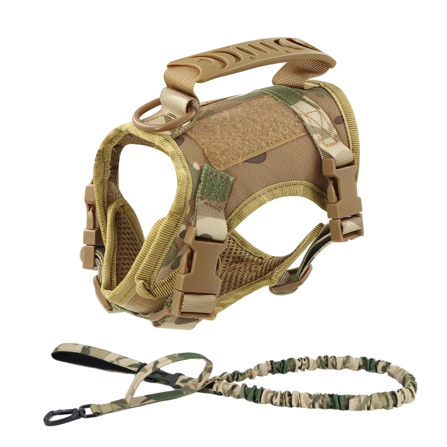 Tactical Puppy Harness And Leash Set For Small Dogs