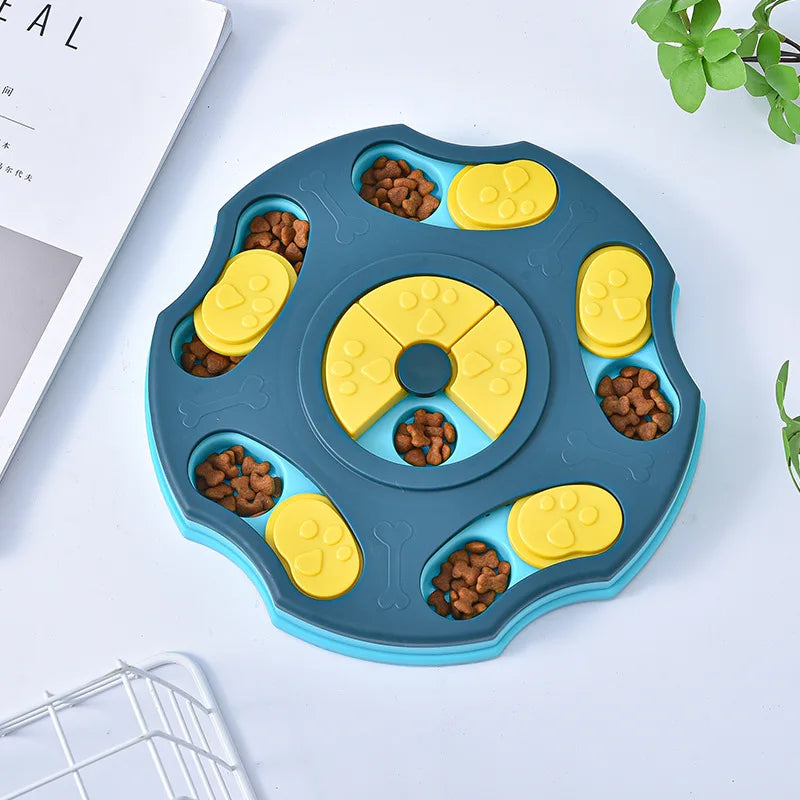 Dog Puzzle Feeder Toy Non Slip Interactive Slow Dispenser