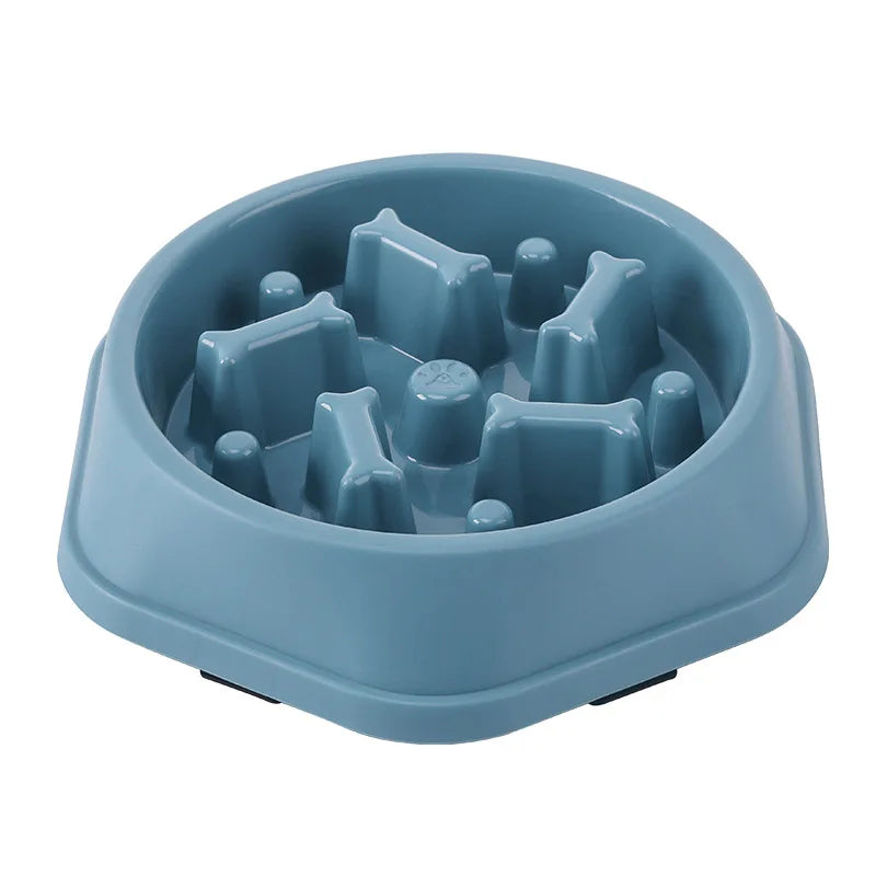 Slow Feeder Dog Bowl With Non Slip Base Maze Design