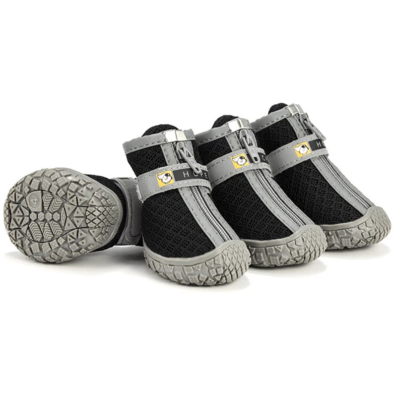 Hobbaggo Non Slip Breathable Dog Shoes With Plush Paw Protection