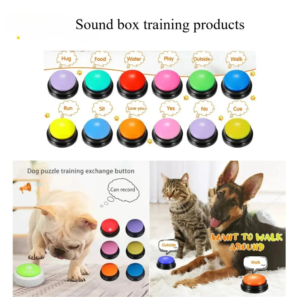 Dog Communication Buttons Voice Recording For Pet Training