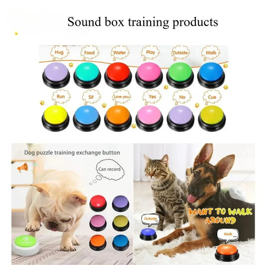 Dog Communication Buttons Voice Recording For Pet Training