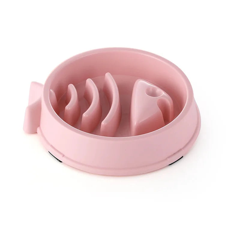 Slow Feeder Dog Bowl With Non Slip Base Maze Design