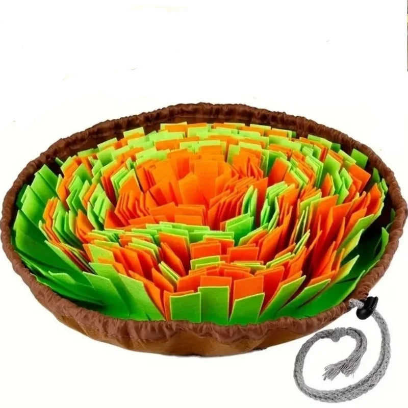 Washable Felt Pet Sniffing Pad Foldable Dog Slow Feeding Mat