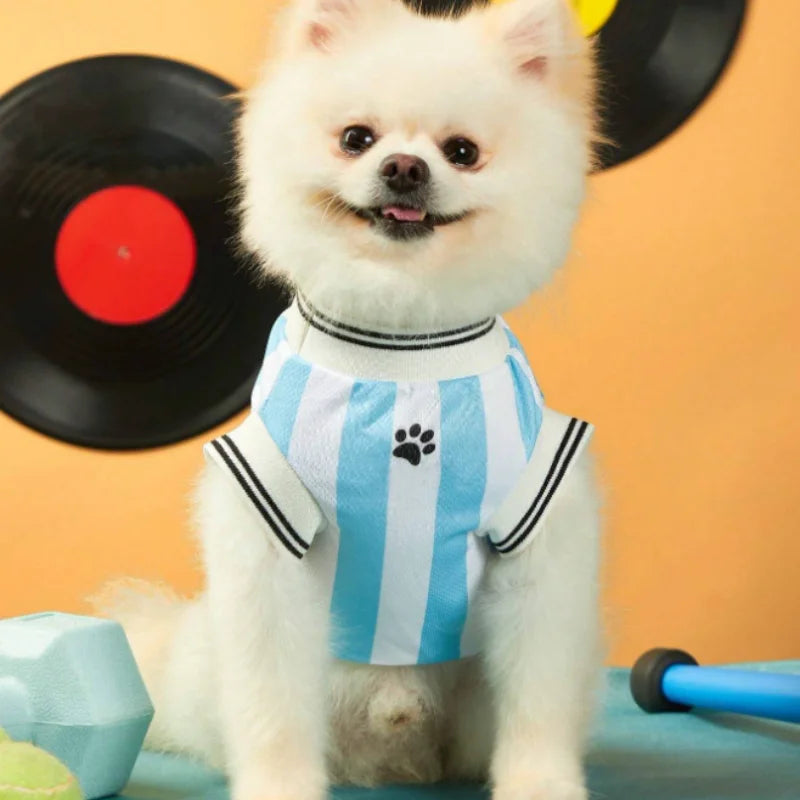 Breathable Mesh Dog Clothes Sports Style Puppy Shirt For Pets