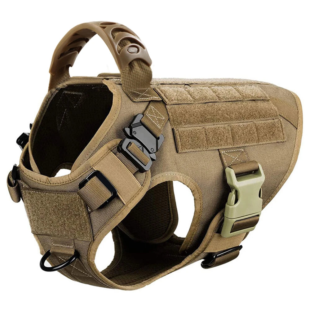 Dog Harness And Leash Set With Training Vest For Walks