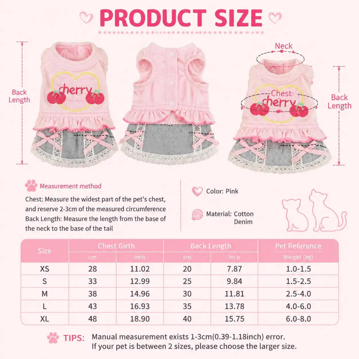 Small Dog Denim Skirt Vest Outfit Spring Pet Clothes Walking Travel Outdoor Fashion Apparel