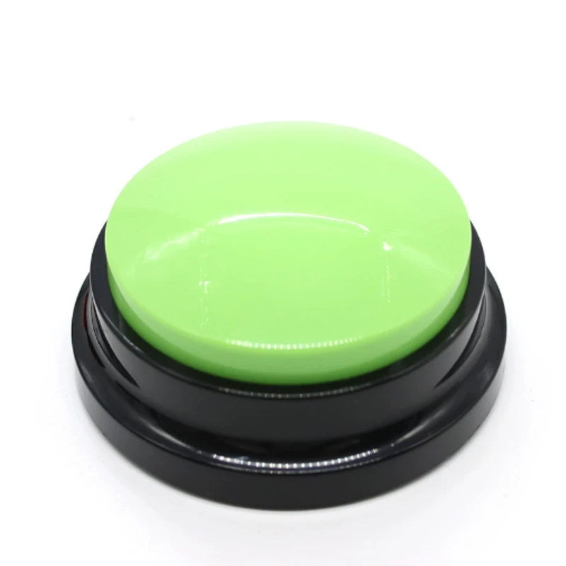 Recordable Dog Toy Talking Button Squeaker Pet Toy