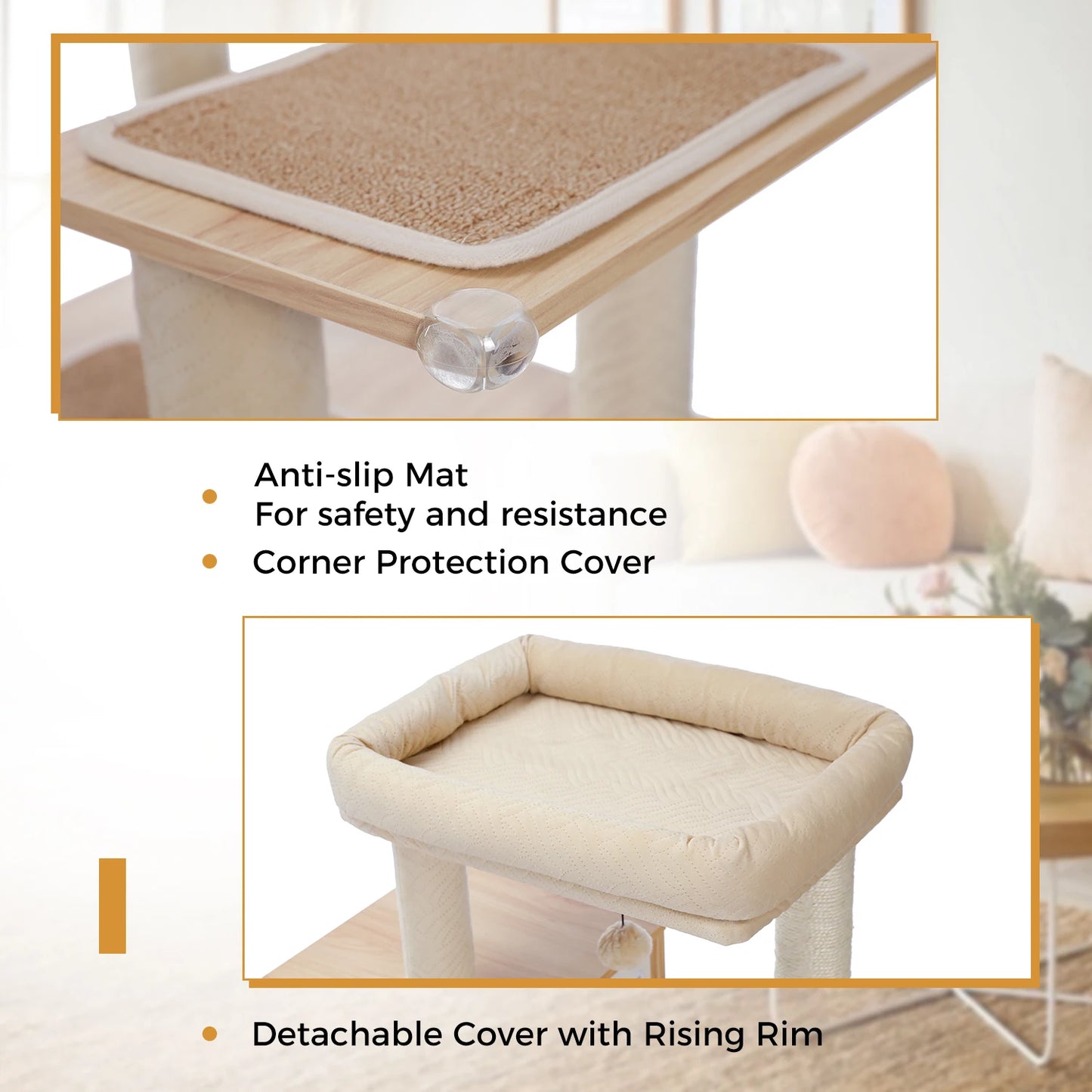 PAWZ Road Cat Tree With Litter Box Enclosure And Cabinet