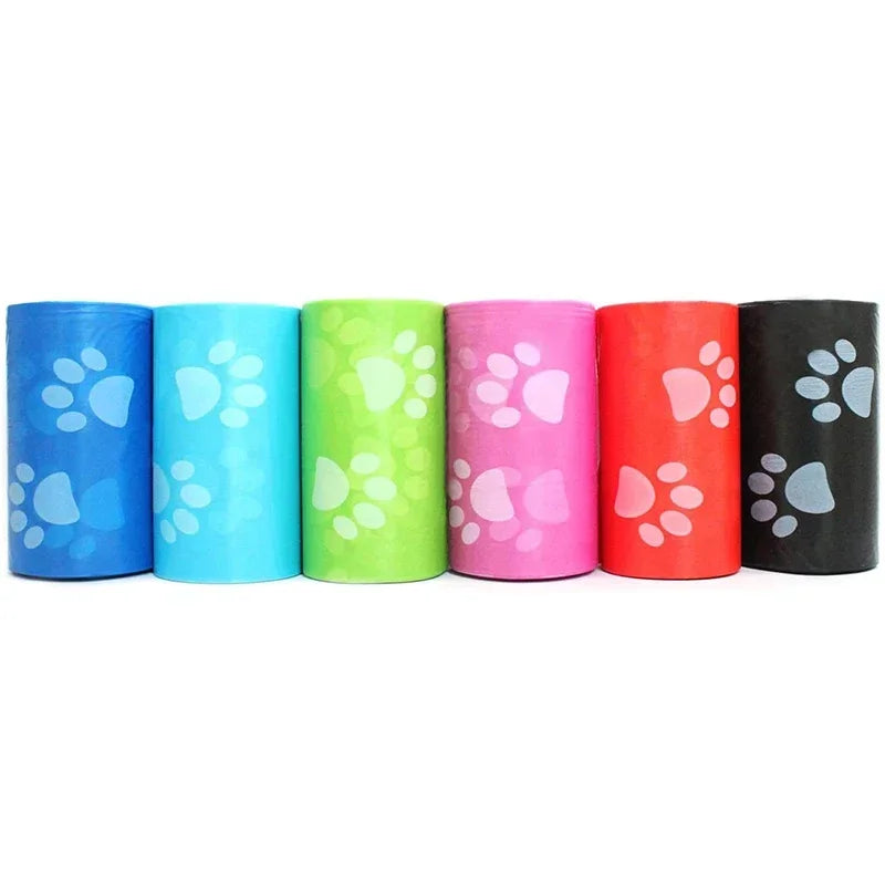 Thick Textured Dog Poop Bag Refill Roll For Outdoor Cleanup