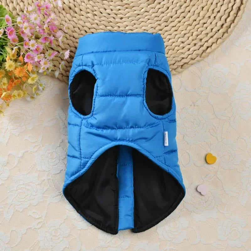 Winter Warm Dog Coat Windproof Padded Jacket For Small Dogs