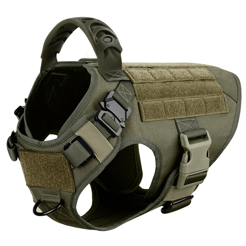 Dog Harness And Leash Set With Training Vest For Walks