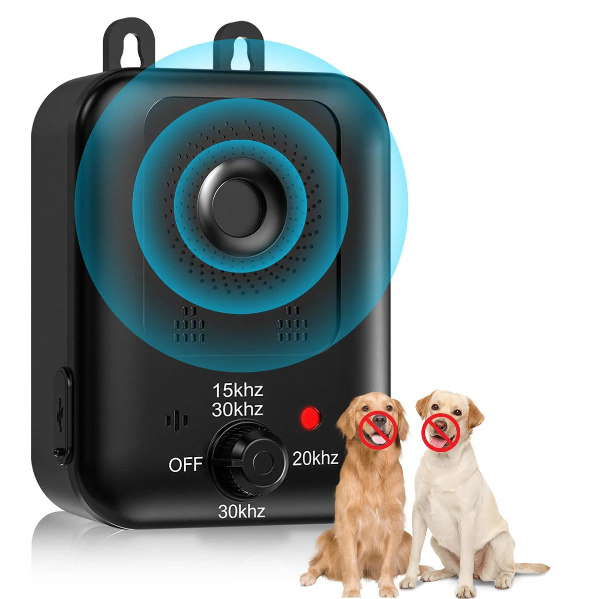 PetEdu Automatic Dog Bark Deterrent Rechargeable Ultrasonic Bark Control