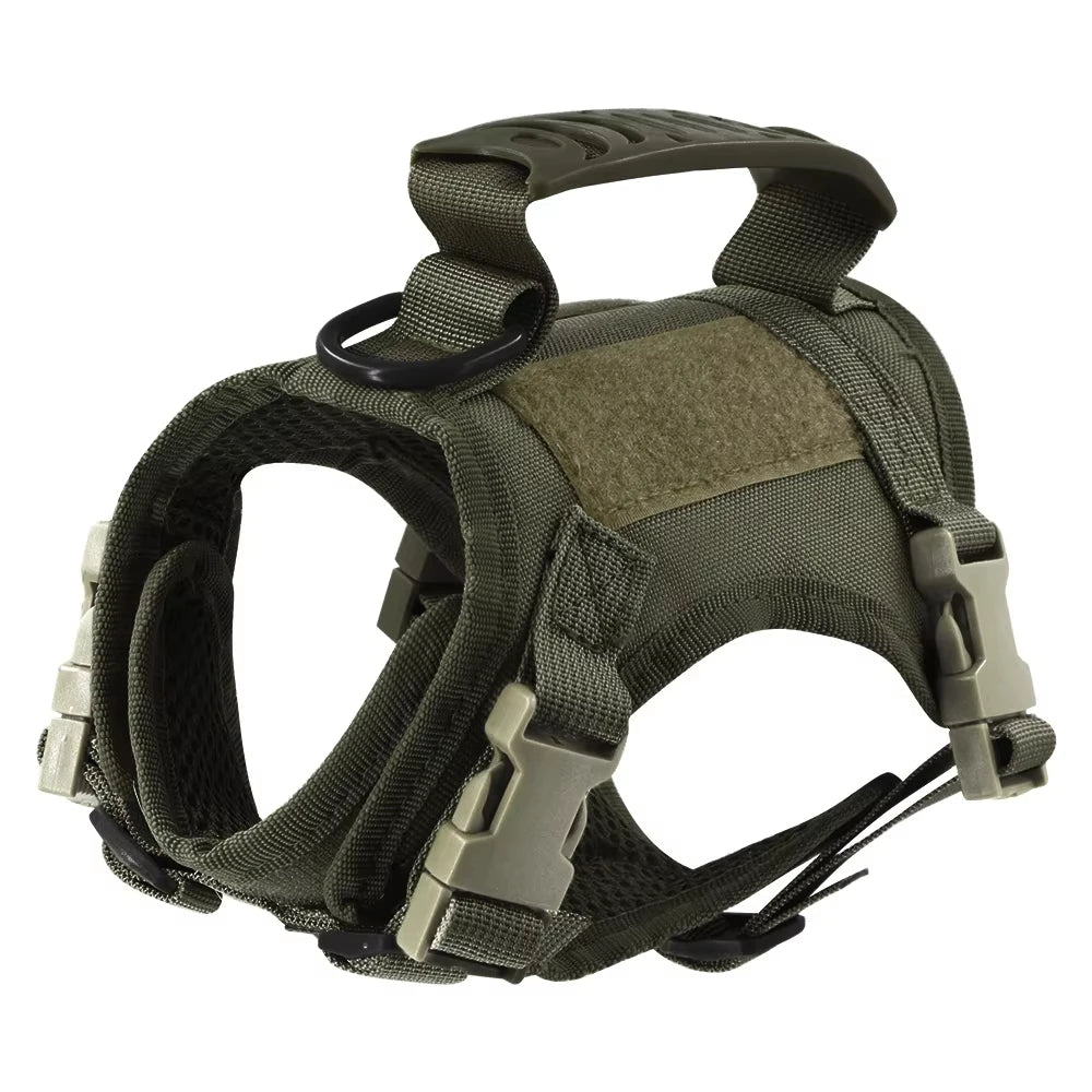 Cat Harness And Leash Set With Adjustable Straps And Handle