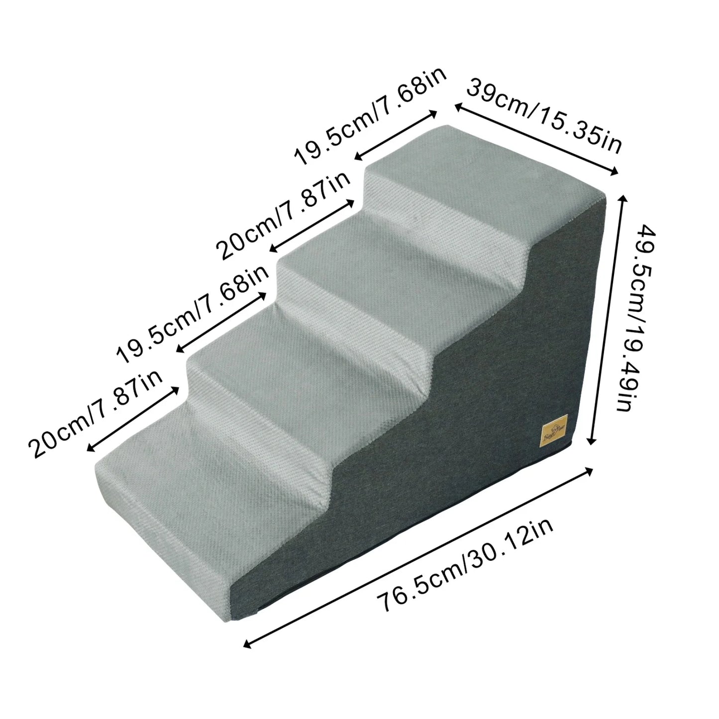 Dog Steps For Small Dogs Three Quarter Steps Stairs Ramp With Washable Cover