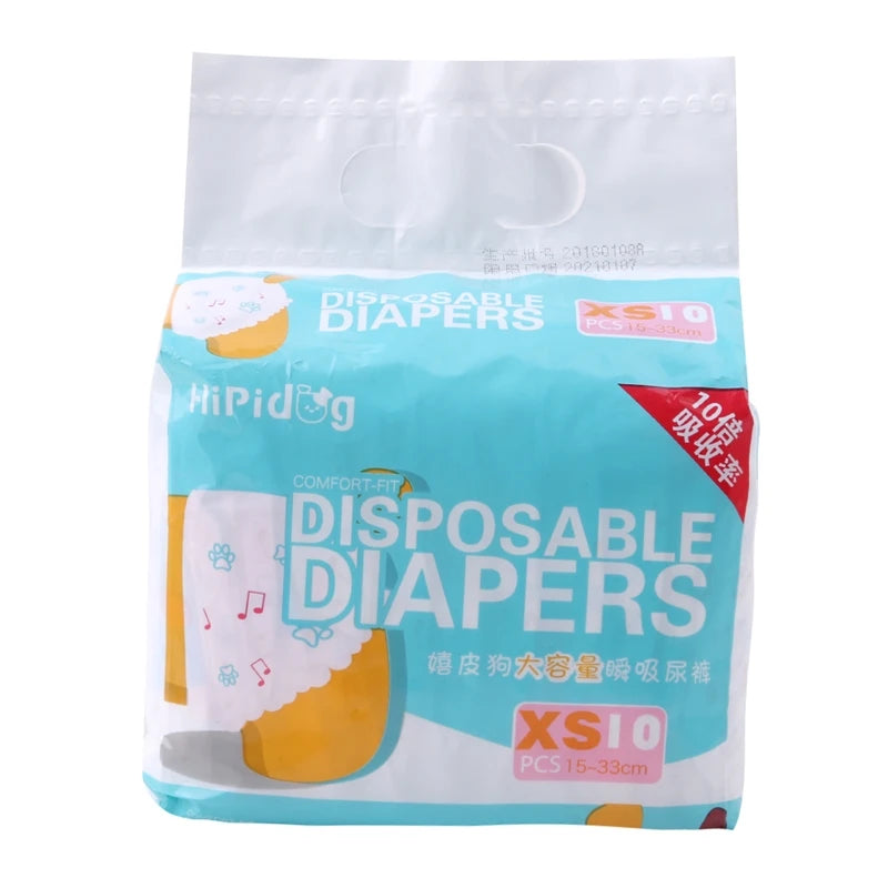 Super Absorption Disposable Dog Diapers Leakproof Physiological Pants