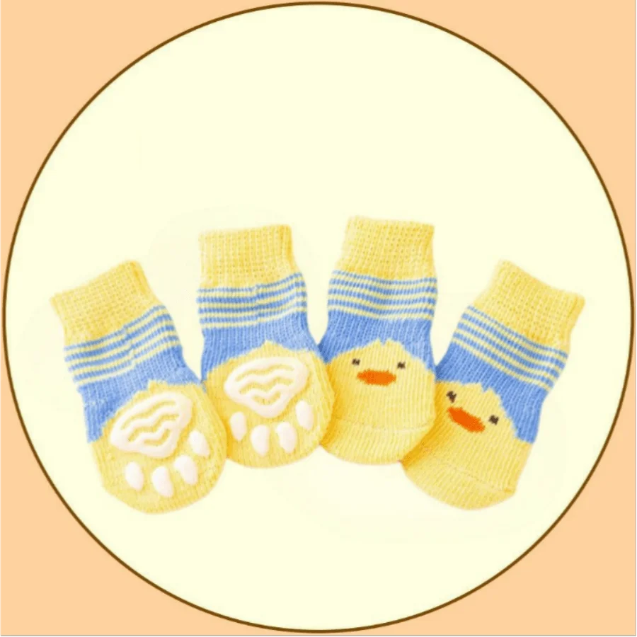 Dog Socks Anti-Slip Paw Protectors Breathable Warm For Indoor Outdoor