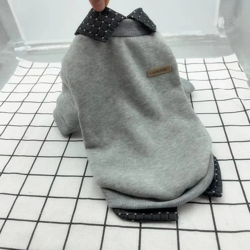 Petfrd Global Warm Winter Patchwork Hoodie Jacket For Dogs