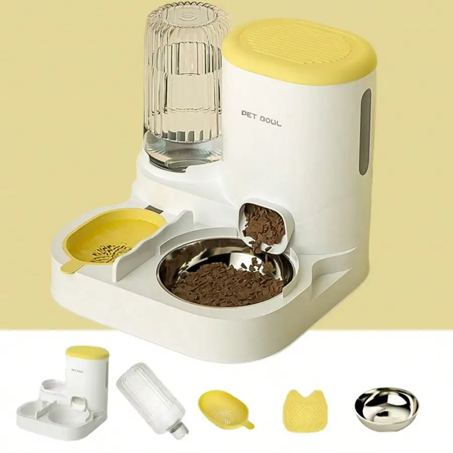 2 In 1 Automatic Pet Feeder Water Dispenser Detachable