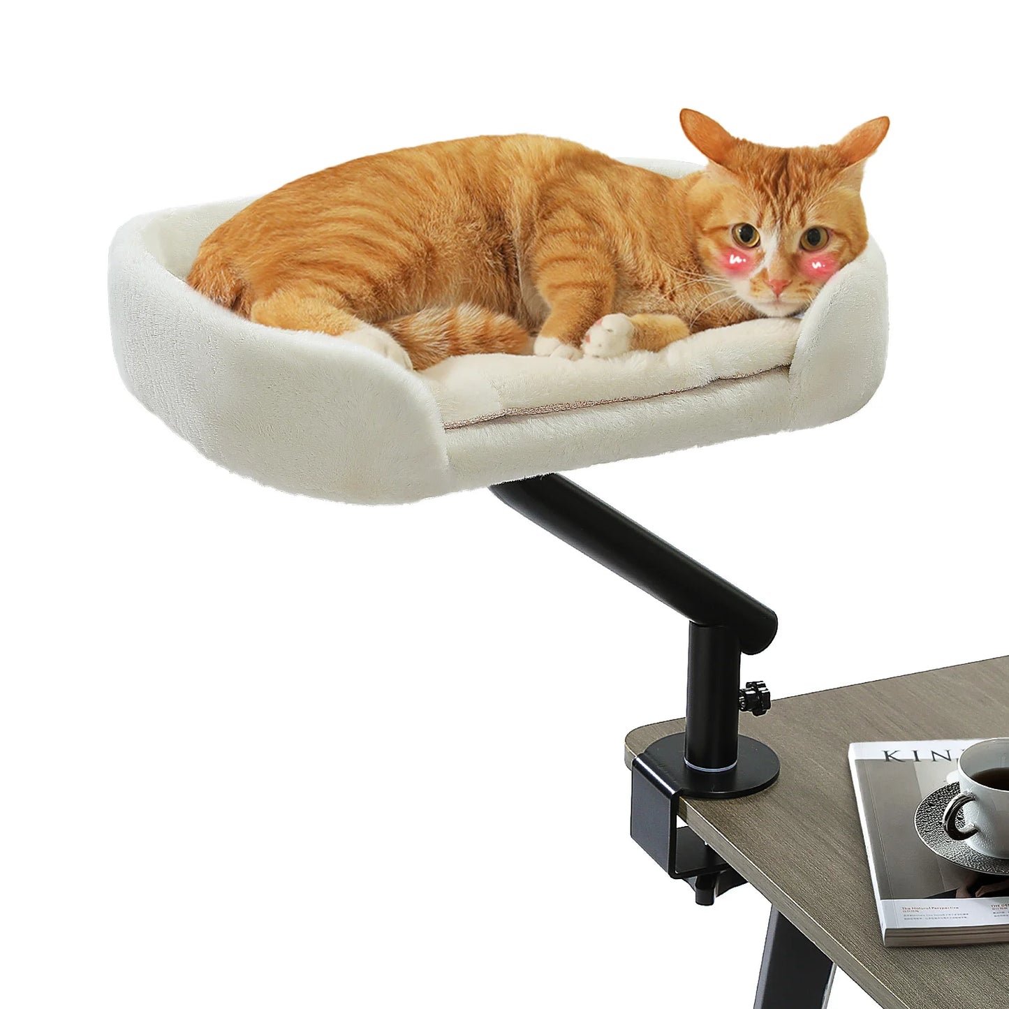 PAWZ Road Cat Desk Bed 360 Degree Adjustable Rotatable Cat Stand and Hammock