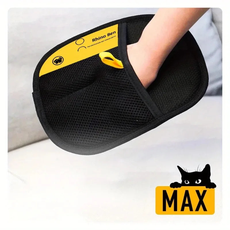 Electrostatic Pet Hair Removal Gloves Polypropylene For Cats And Dogs