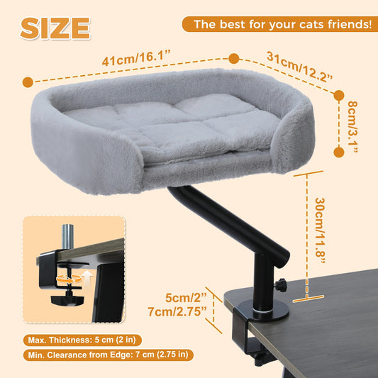PAWZ Road Cat Desk Bed 360° Rotatable Stand Hammock