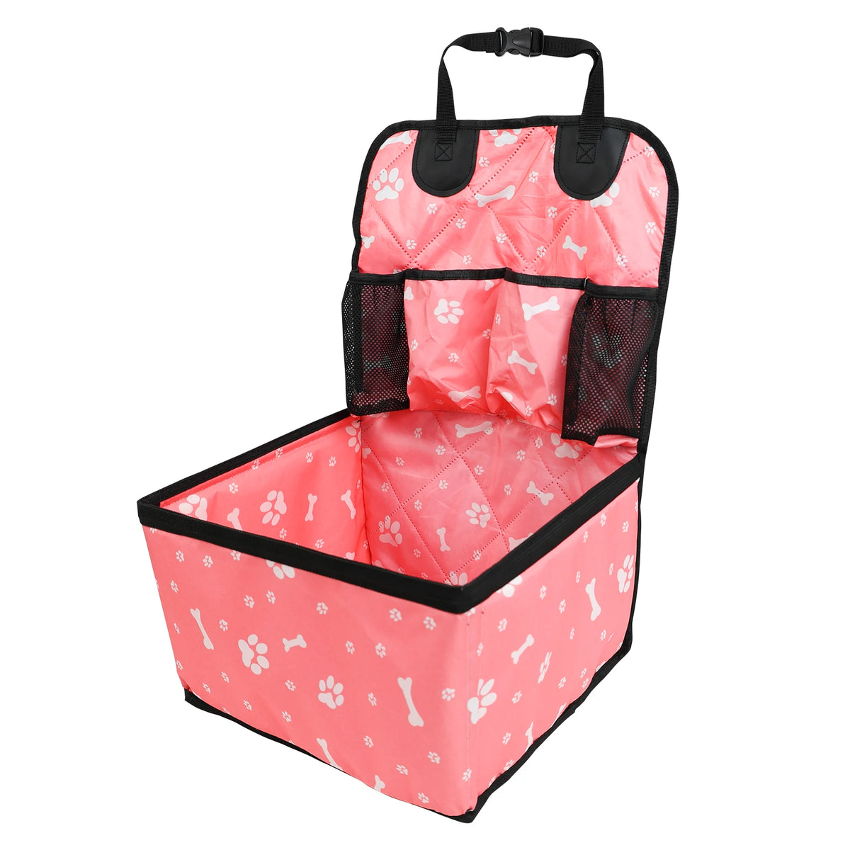 PaiPaitek Pet Dog Car Seat With Storage Pockets Safety Bag