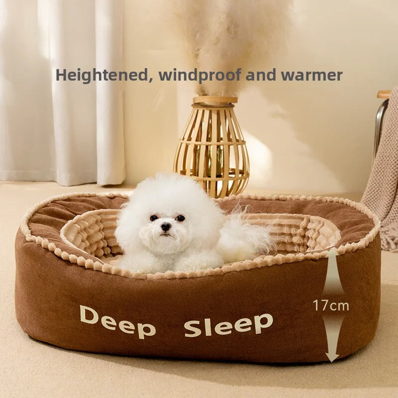 Luxuriously Soft Warm Dog Bed And Cat House Sofa Cushion