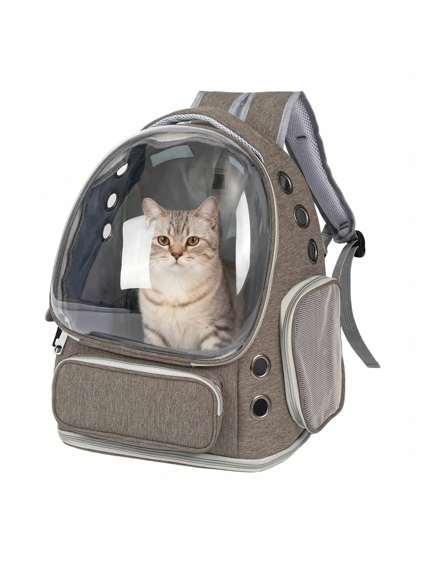 XMSJ Transparent Pet Backpack Carrier For Small Cats And Dogs