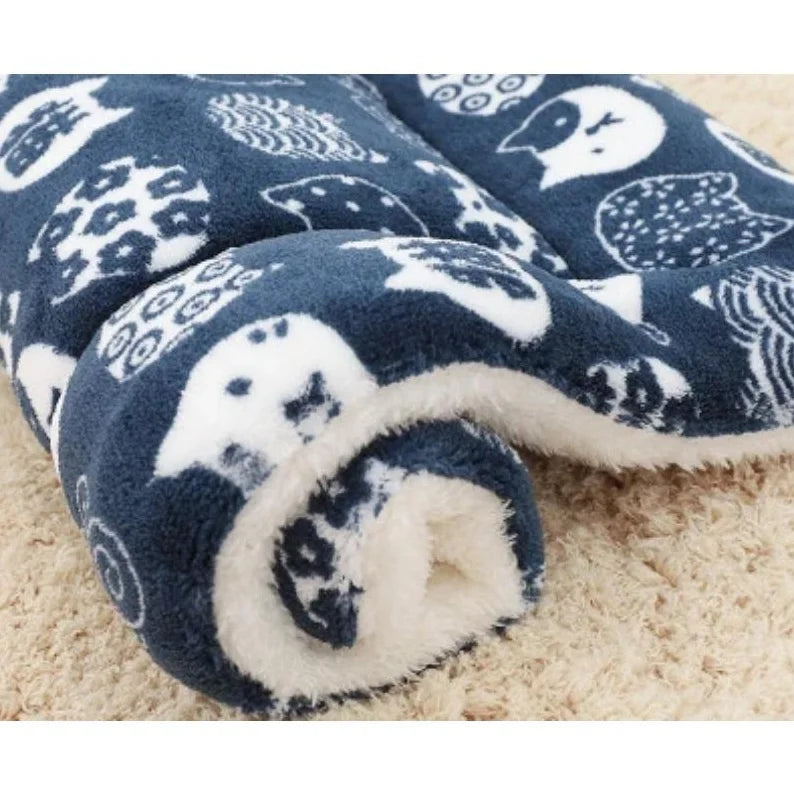 Premium Coral Fleece Pet Sleeping Mat For Dogs And Cats