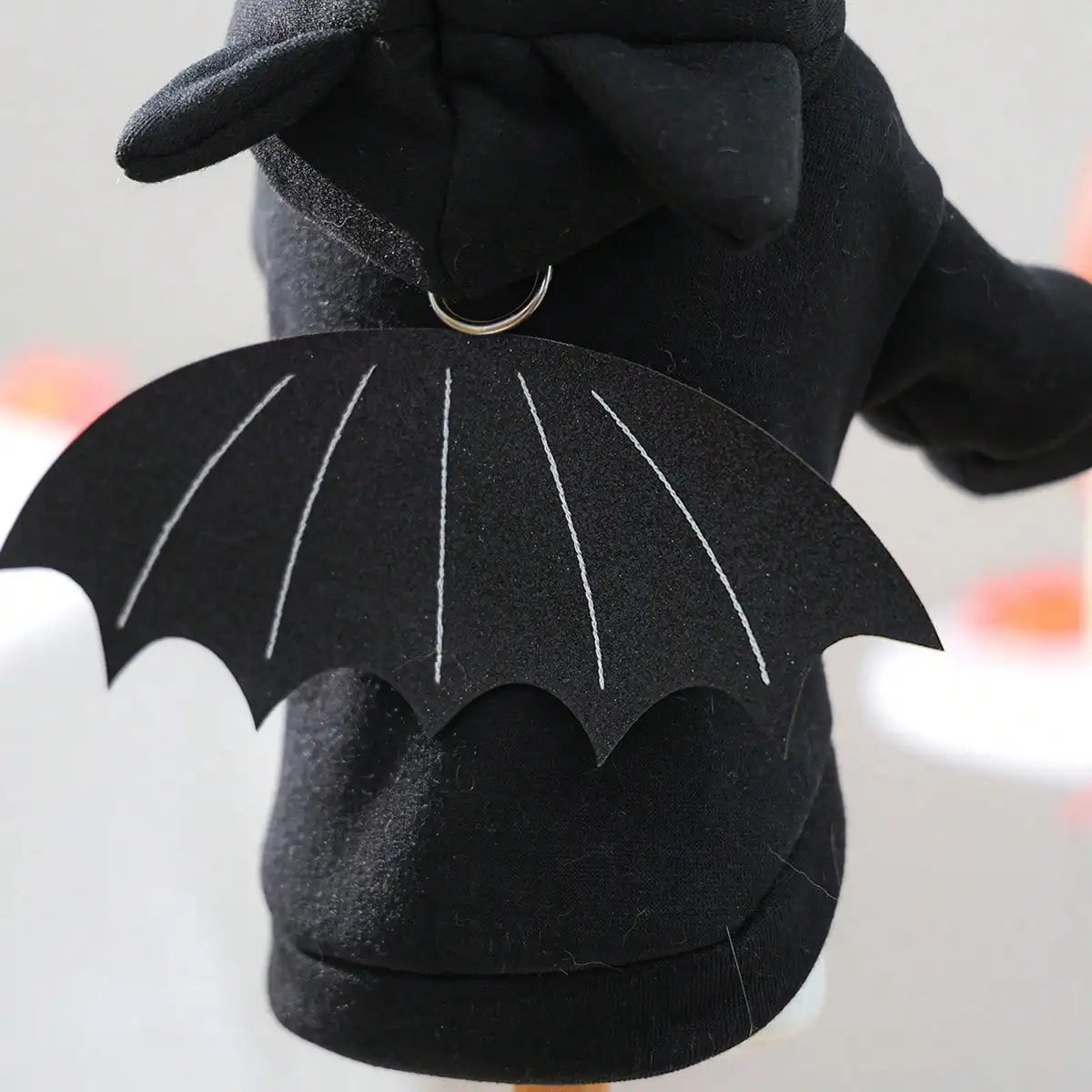3D Bat Wings Dog Halloween Costume Hoodie For Pet Parties