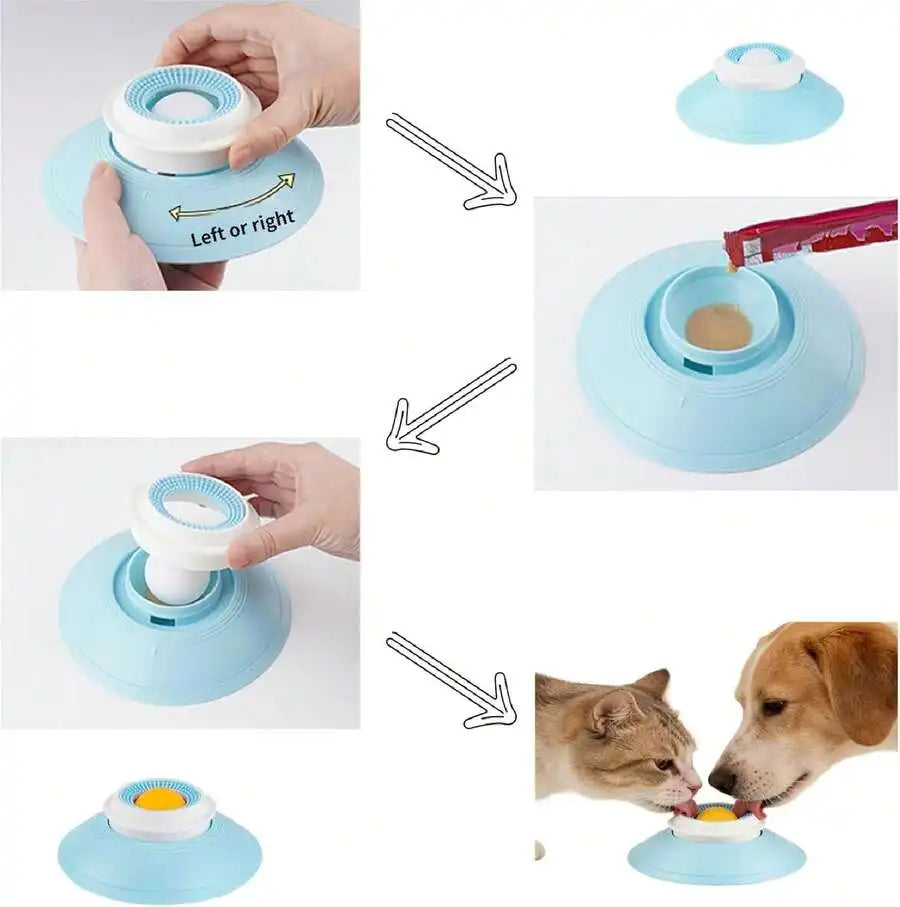 Pet Lick Ball Puzzle Feeder For Dogs And Cats Interactive