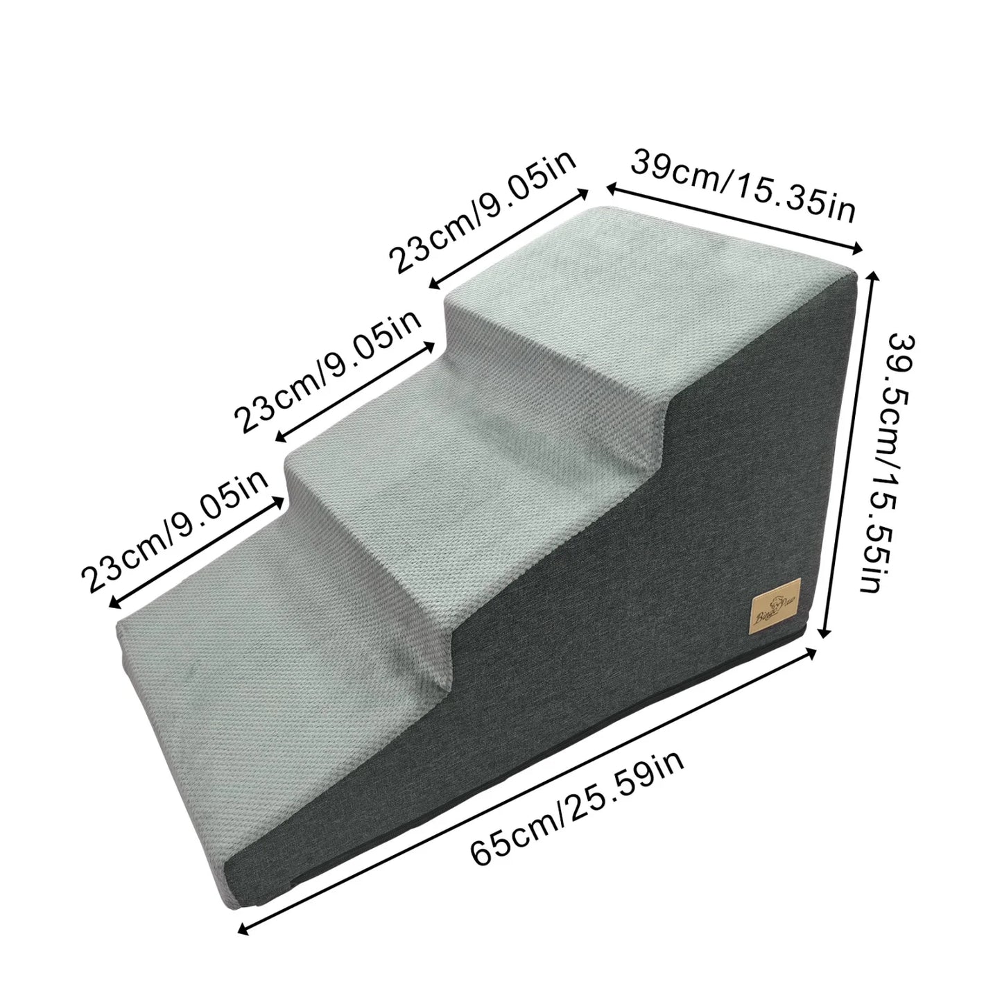 Dog Steps For Small Dogs Three Quarter Steps Stairs Ramp With Washable Cover