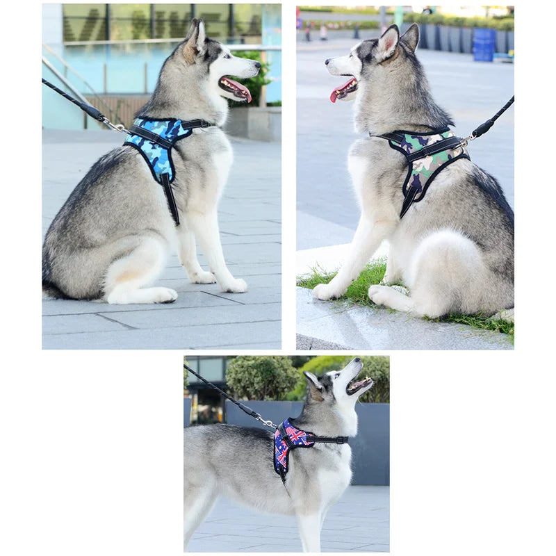 No Pull Dog Harness Adjustable Reflective Vest For Dogs