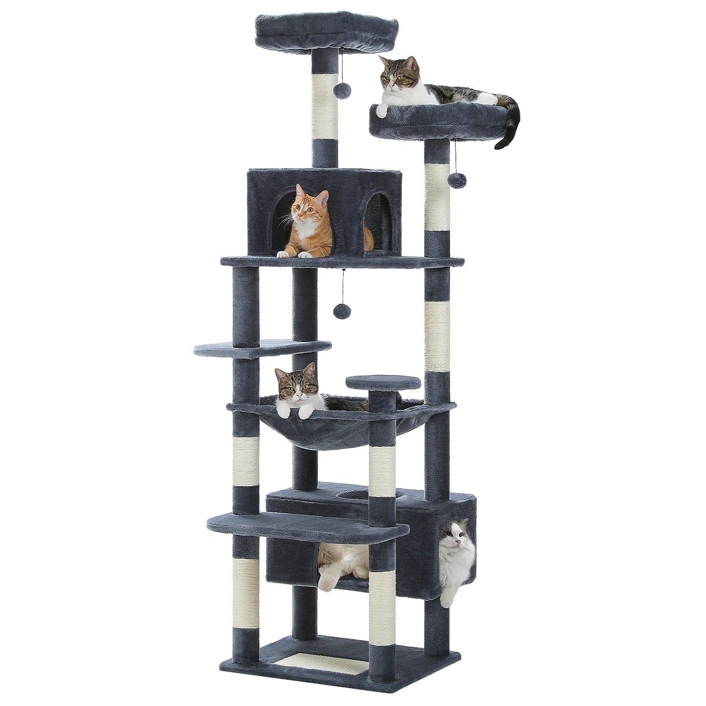 PAWZ Road Indoor Cat Tree With Sisal Scratching Posts