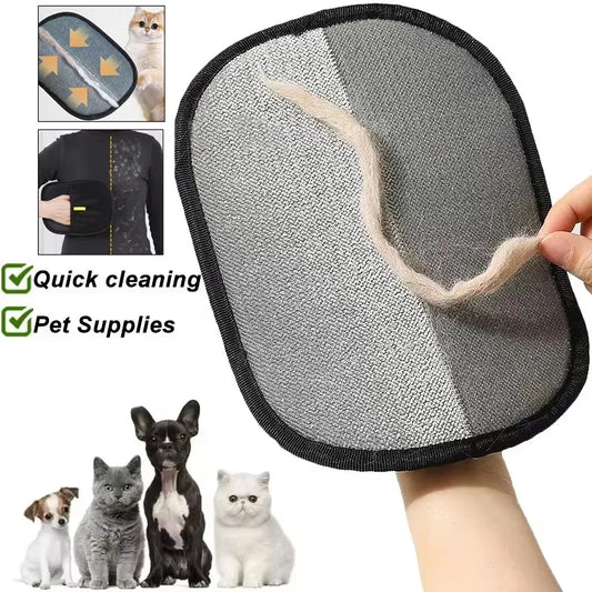 Pet Hair Removal Gloves Reusable Static Grooming Mitts