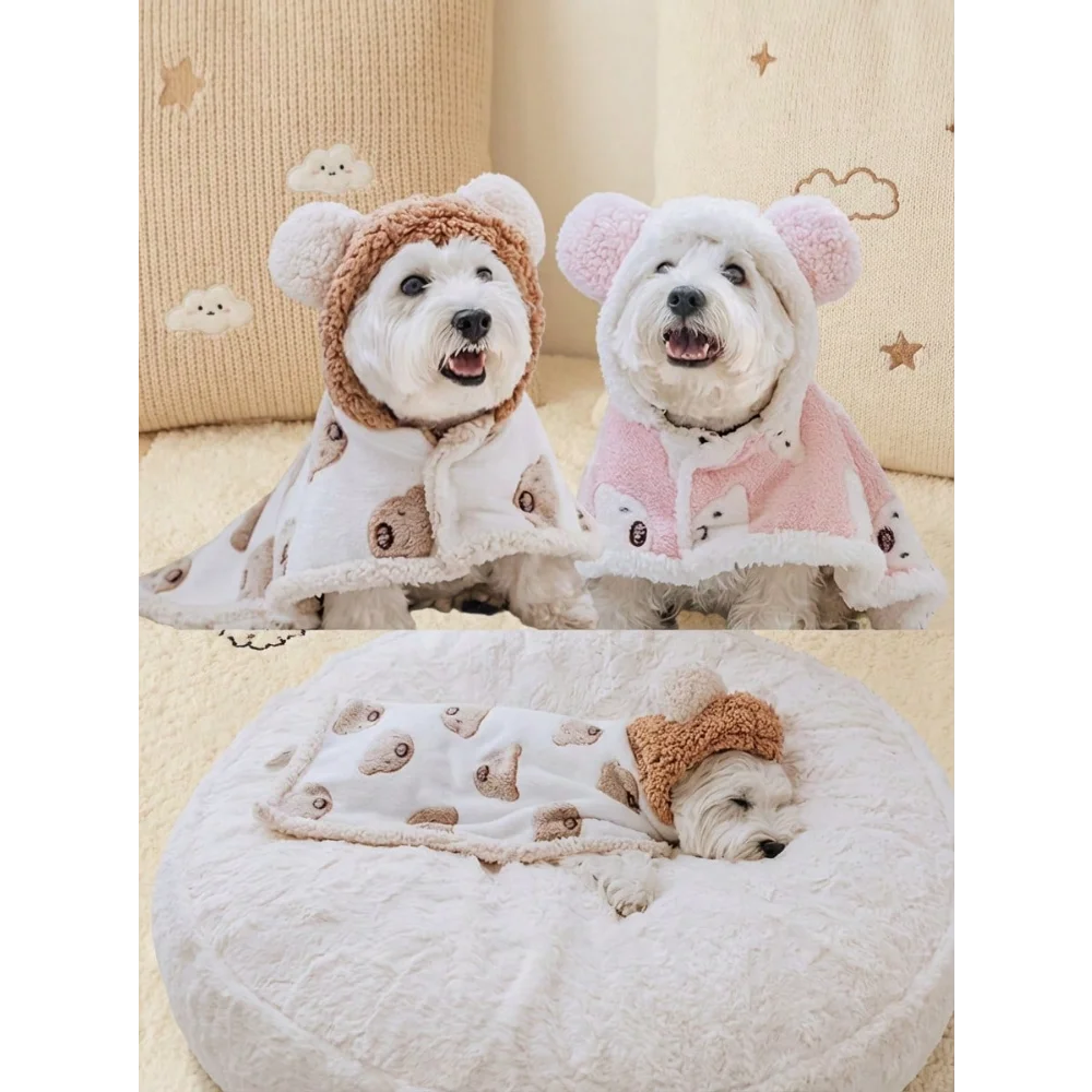 XMSJ Korean Style Pet Cloak Pajamas For Cats And Dogs