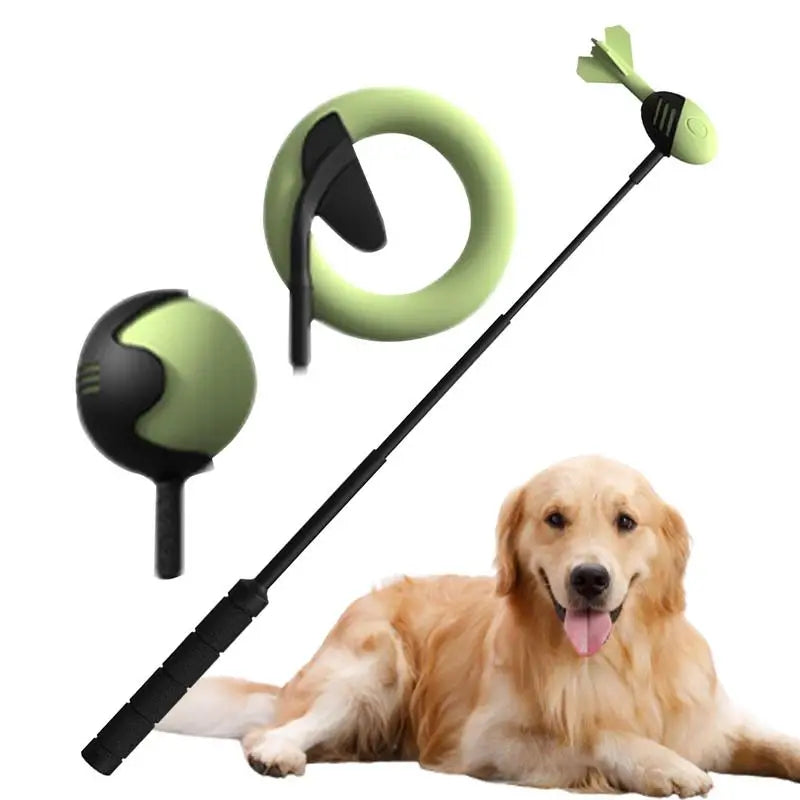 Dog Tennis Ball Launcher Stick for Outdoor Training and Play