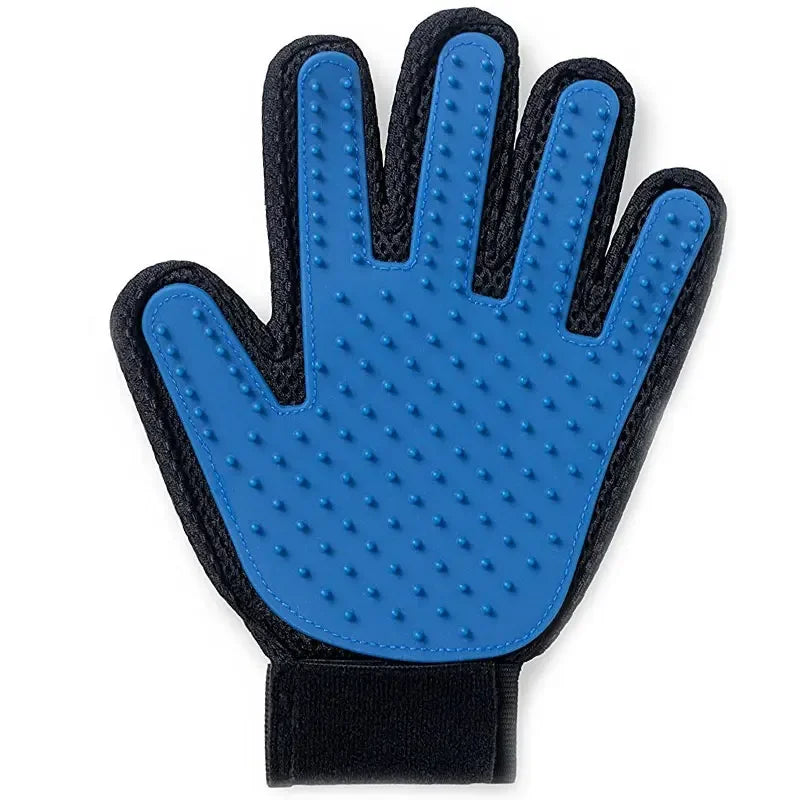 Silicone Pet Grooming Gloves For Cats And Dogs Hair Removal
