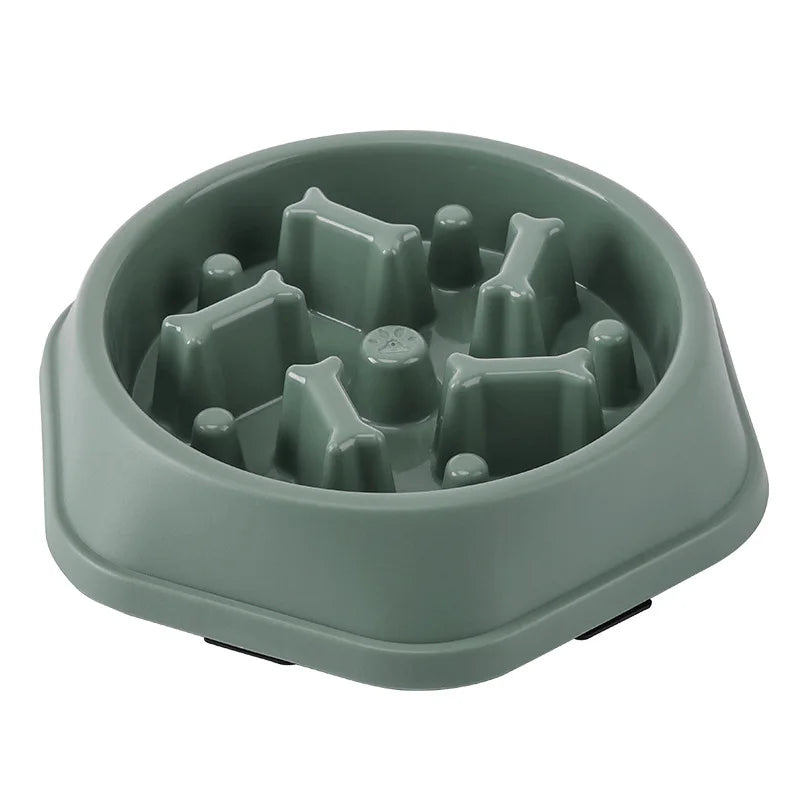 Slow Feeder Dog Bowl With Non Slip Base Maze Design