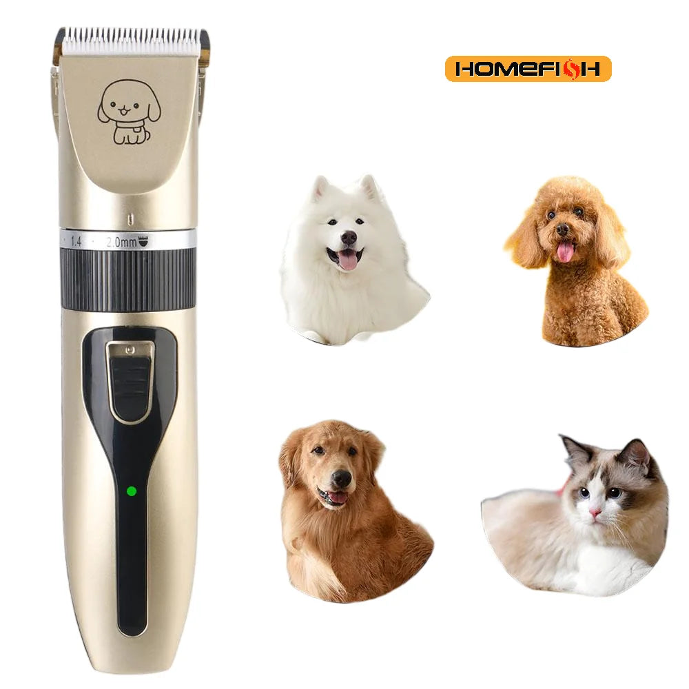 Rechargeable Pet Grooming Trimmer With Ceramic Blades For Pets