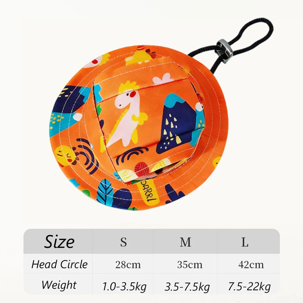 Summer Cat Dog Sunscreen Fisherman Hat for Cats and Dogs