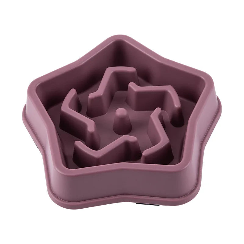 Slow Feeder Dog Bowl With Non Slip Base Maze Design