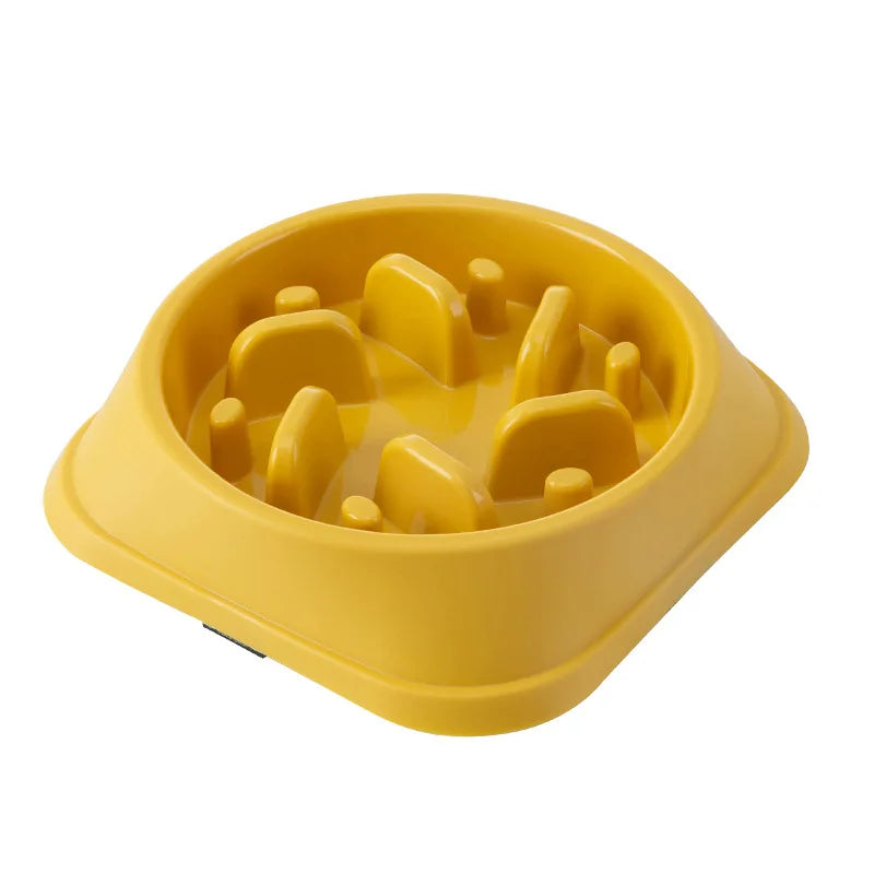 Slow Feeder Dog Bowl With Non Slip Base Maze Design