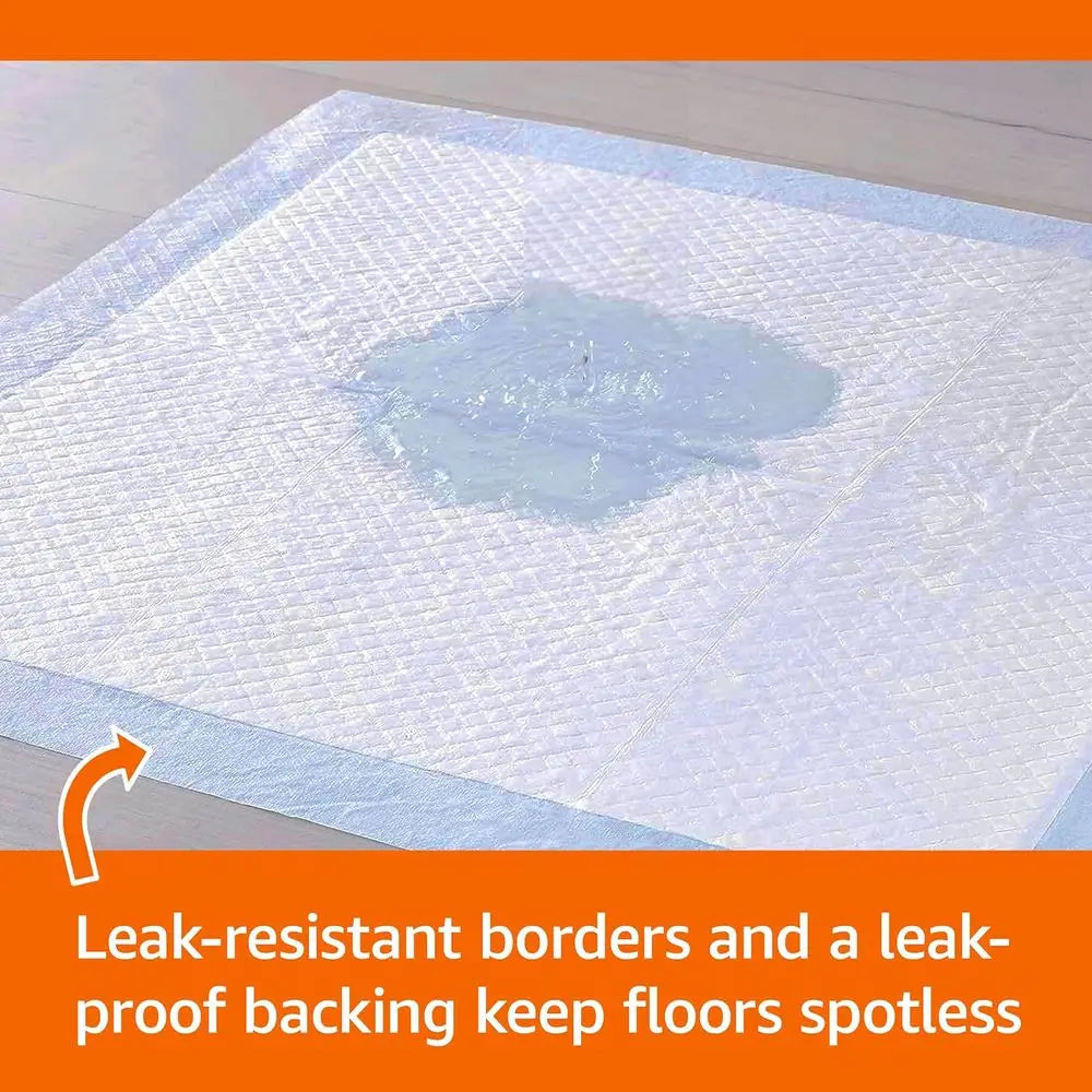 Absorbent Dog Potty Pads 5 Layer Quick Dry Surface 25 Count