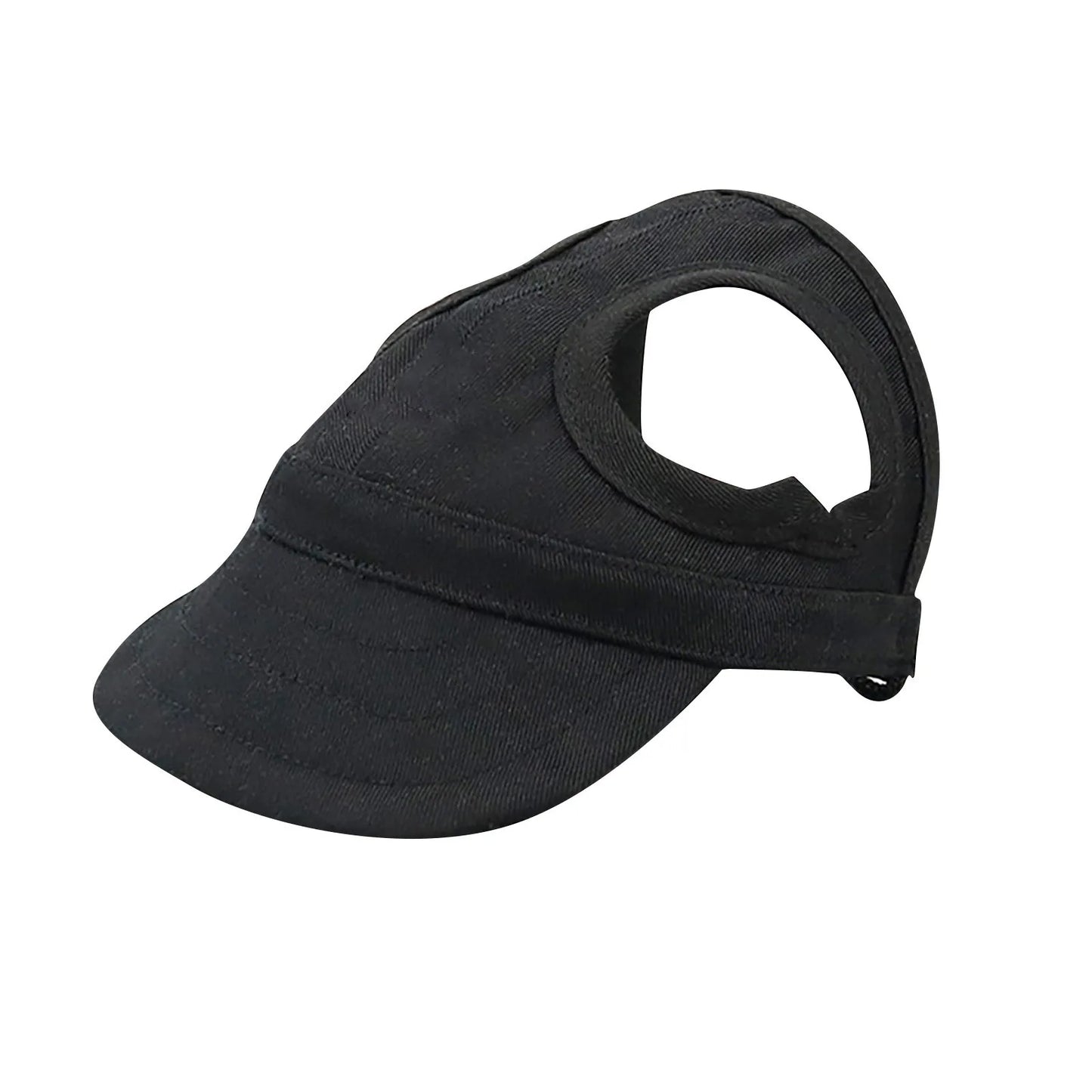 Dog Summer Oxford Visor Hat Leather Cap For Small Dogs