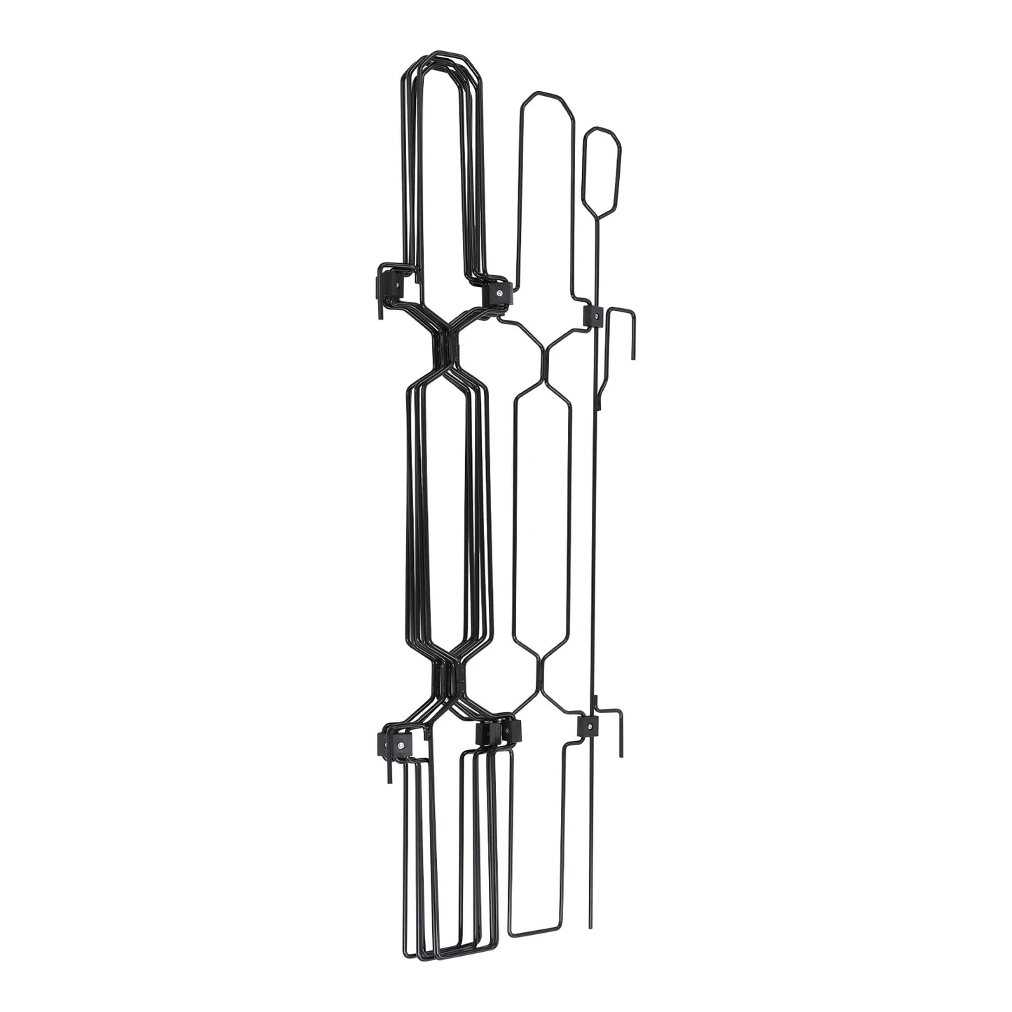 Metal Retractable Folding Pet Gate For Doorway Safety Barrier