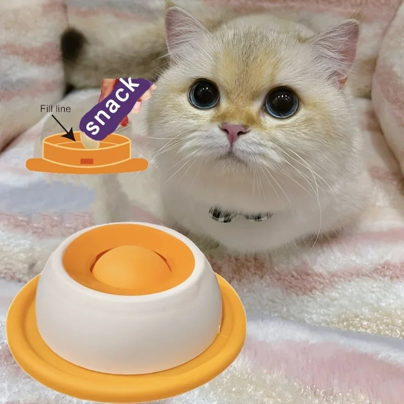 Interactive Cat Toy Slow Feeder Dispenser For Pet Training